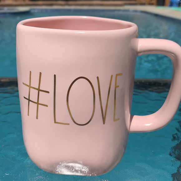 New Rae Dunn # LOVE Coffee Mug - Picture 2 of 7
